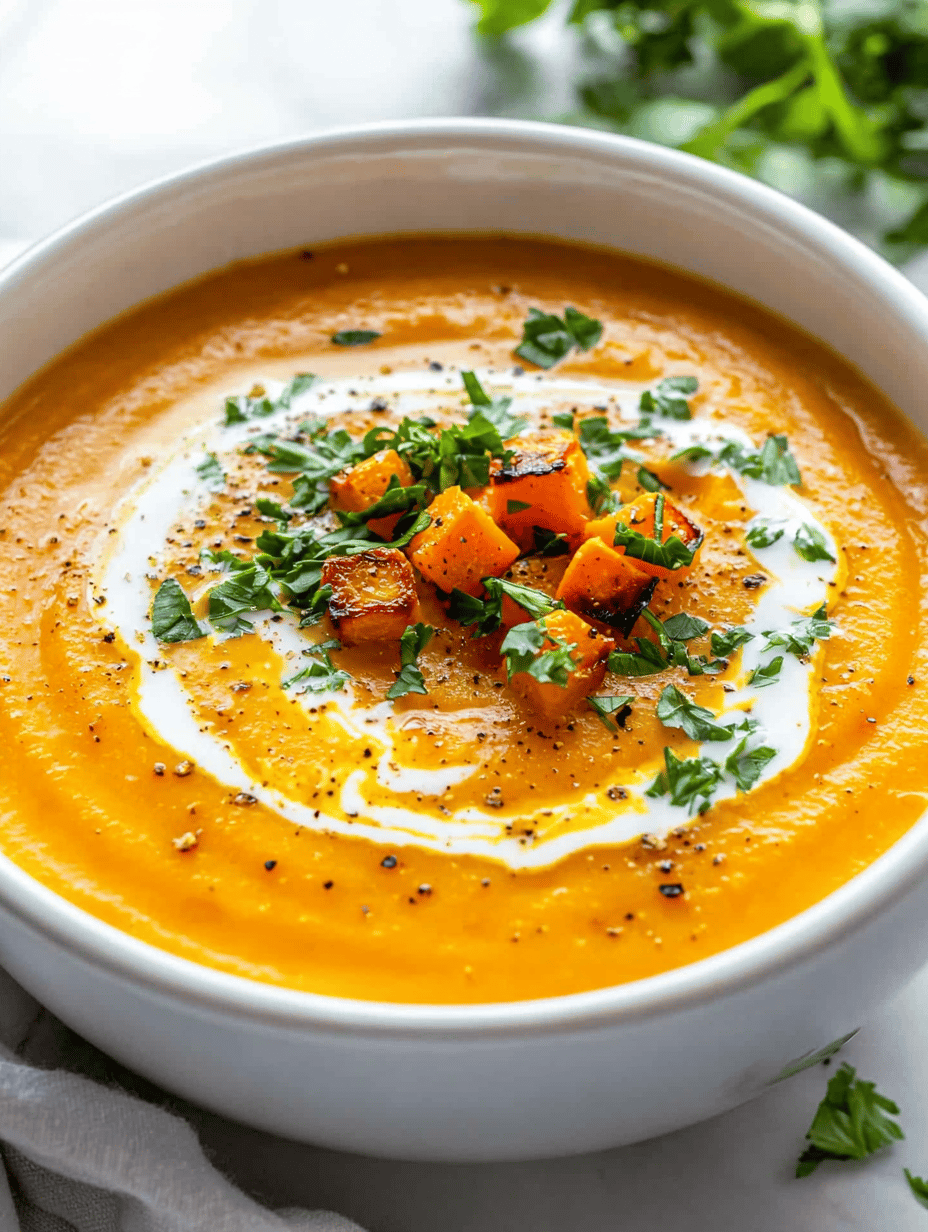 The Magic of Autumn: Roasted Butternut & Carrot Soup that Transforms Ordinary Into Cozy